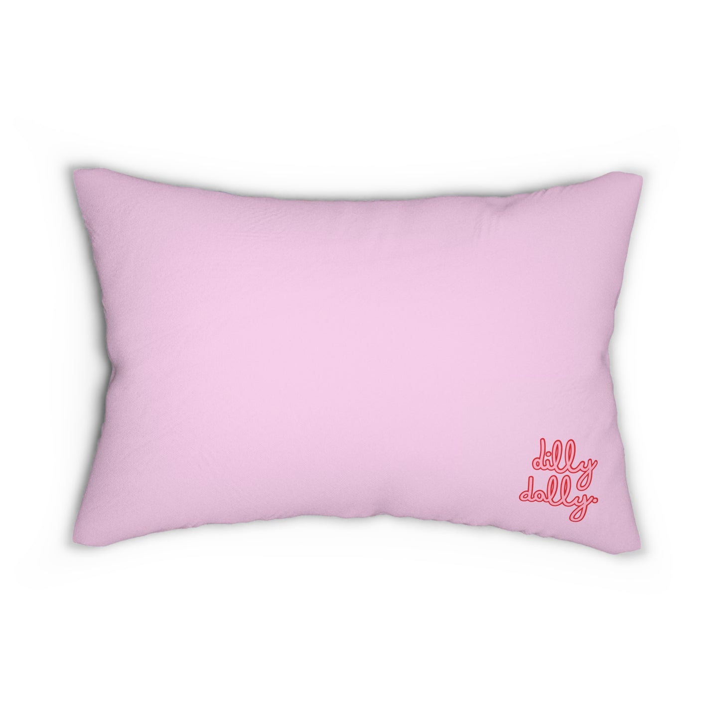 Spray Paint Hearts Lumbar Pillow