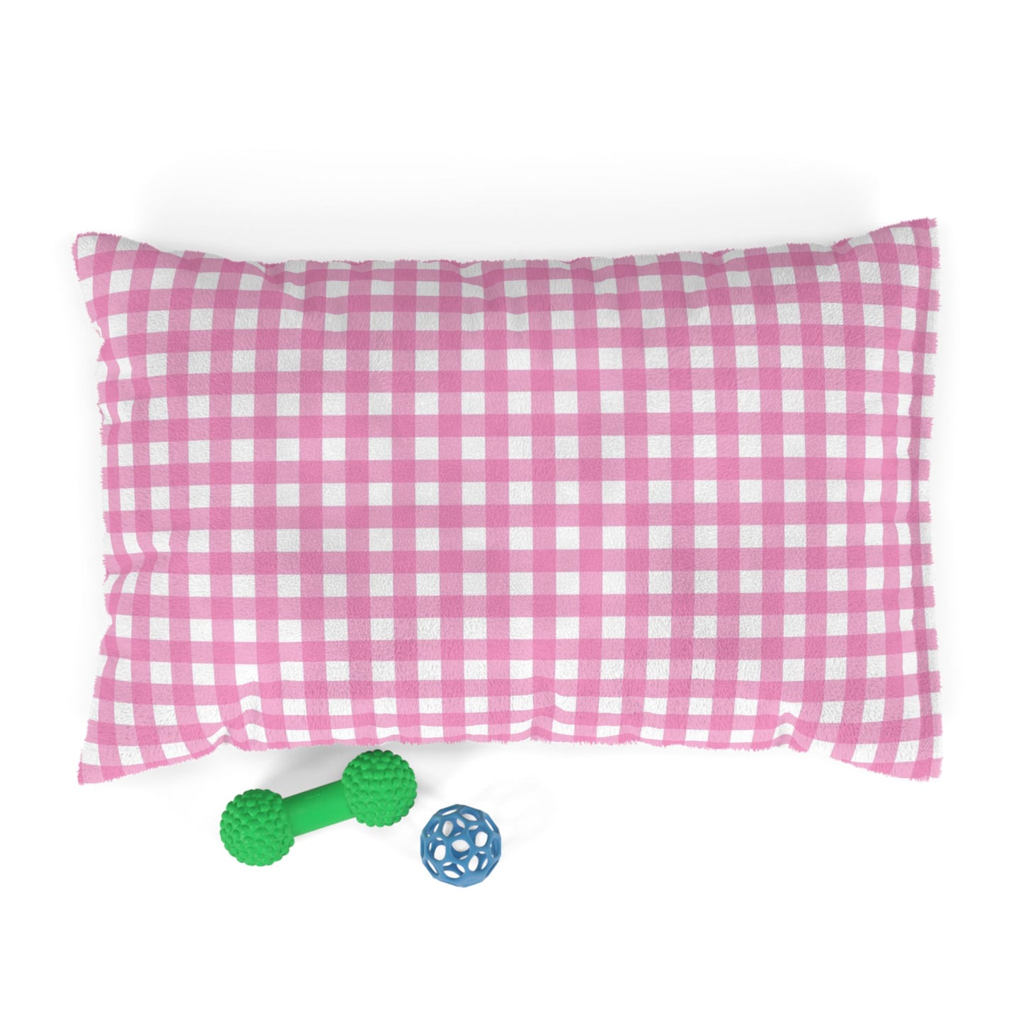 Gingham Pet Bed (pink)