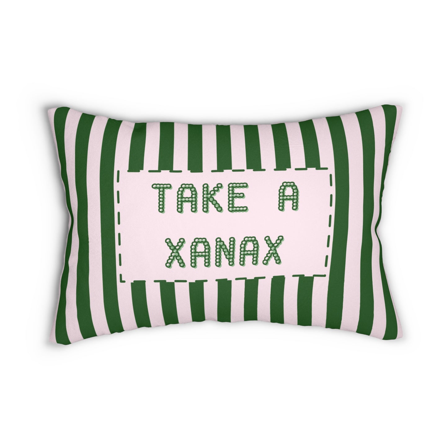 Xanax Lumbar Pillow (Green)