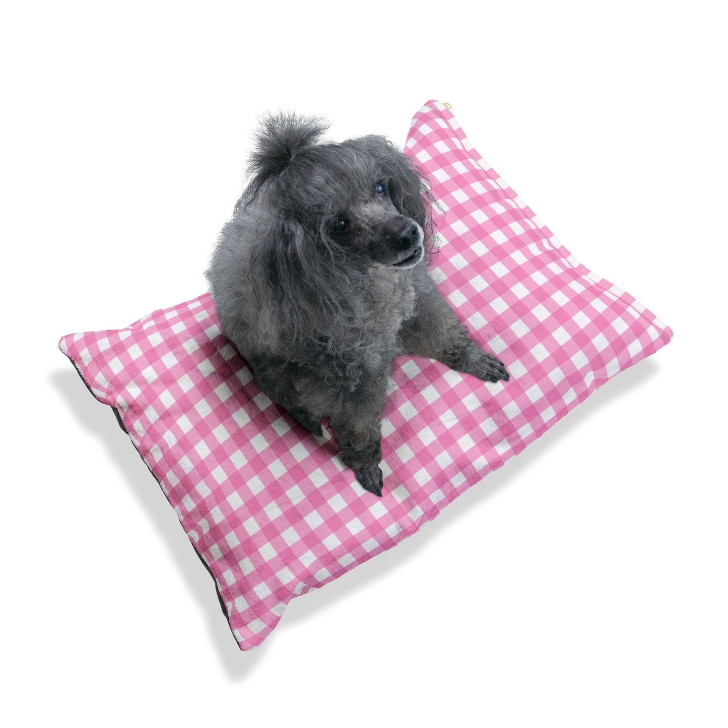 Gingham Pet Bed (pink)