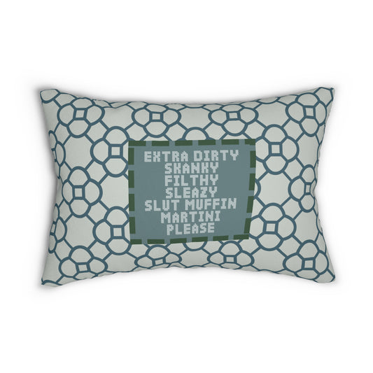 Dirty Martini Lumbar Pillow