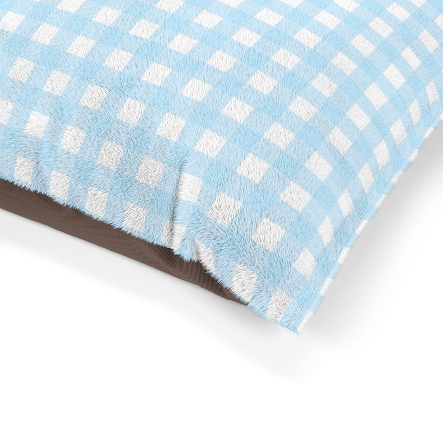 Gingham Pet Bed (blue)