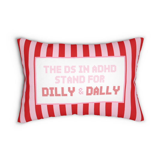 Dilly Dally Lumbar Pillow