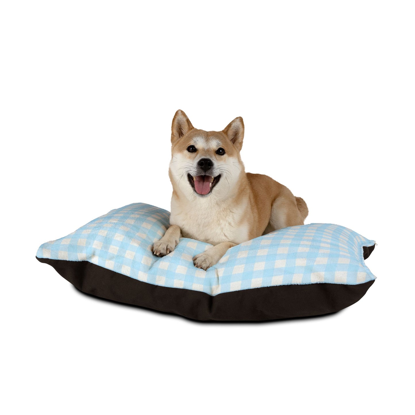 Gingham Pet Bed (blue)