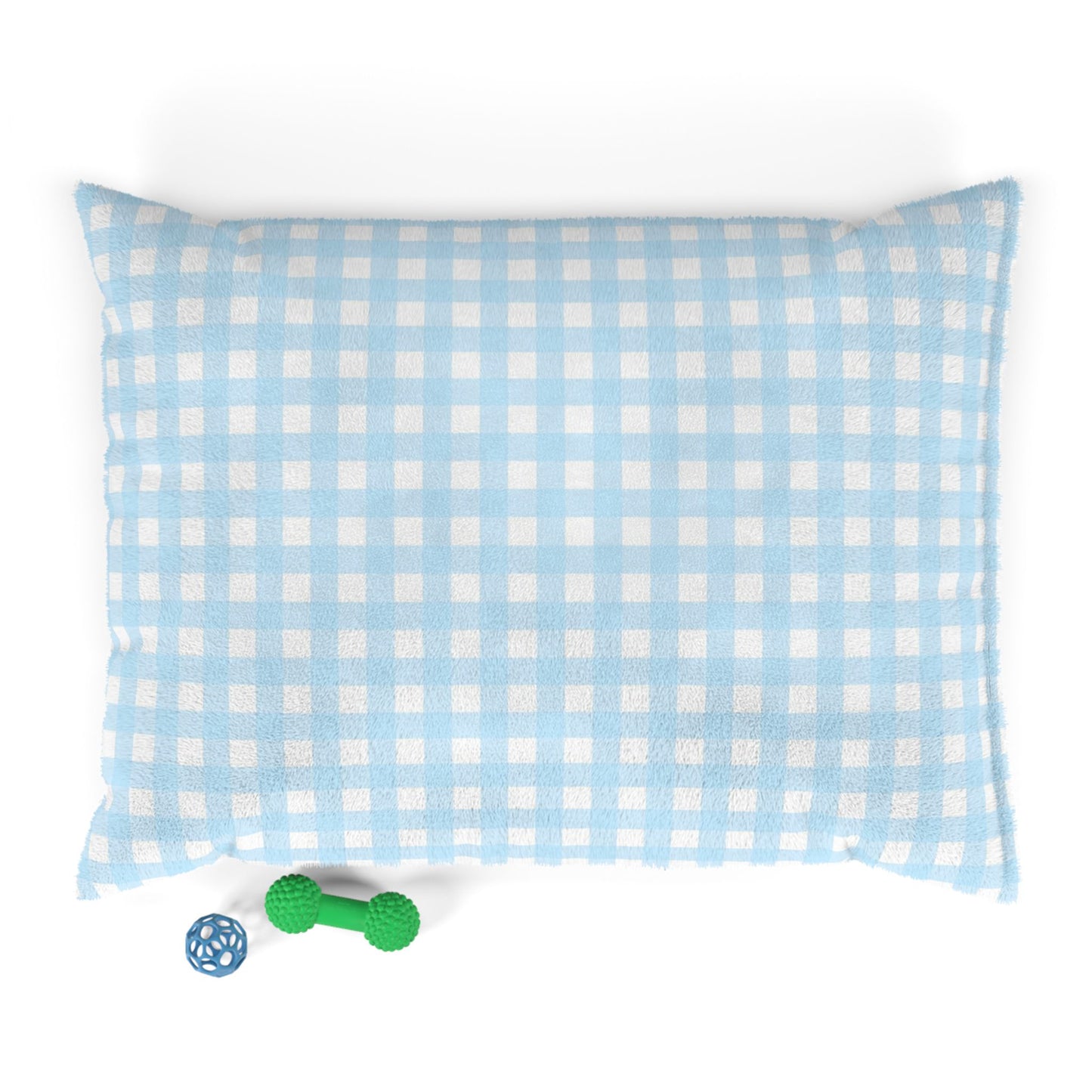 Gingham Pet Bed (blue)