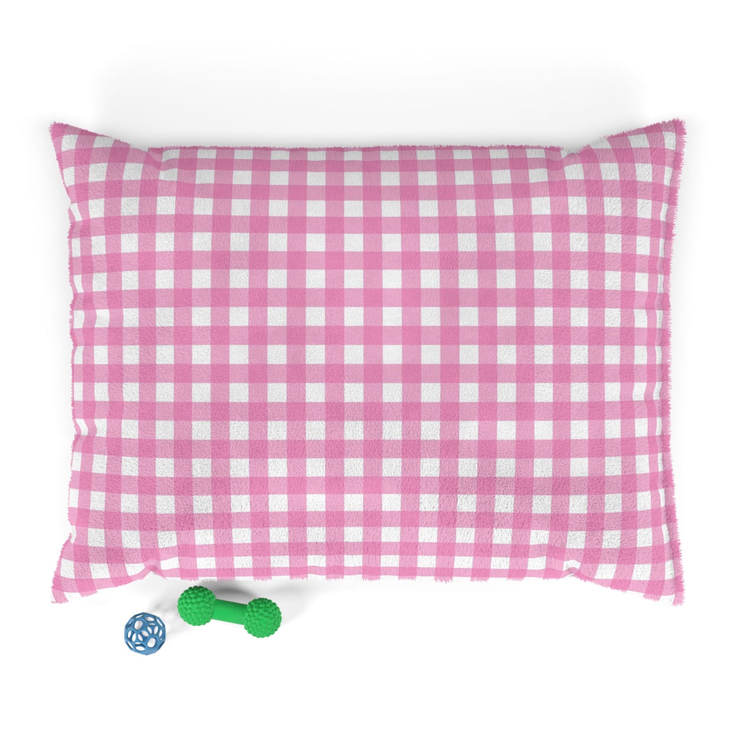 Gingham Pet Bed (pink)