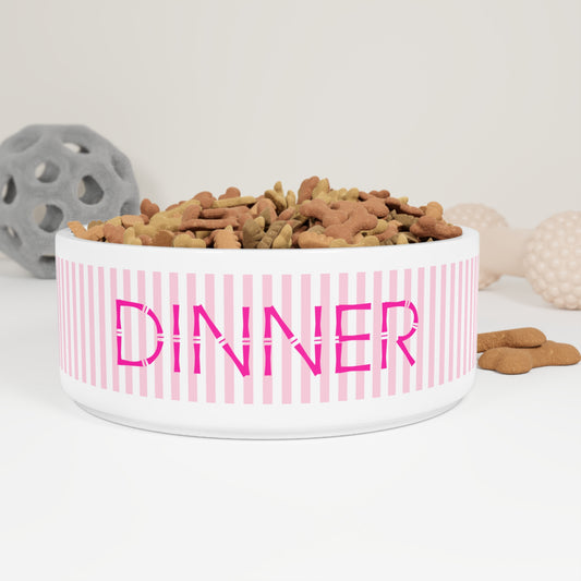 Dinner Pet Bowl (pink)